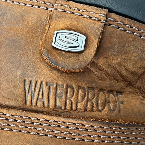 Skechers Verdict 10.5 Wide Waterproof Hiking Boots Lug Sole Memory Foam - Picture 9 of 14